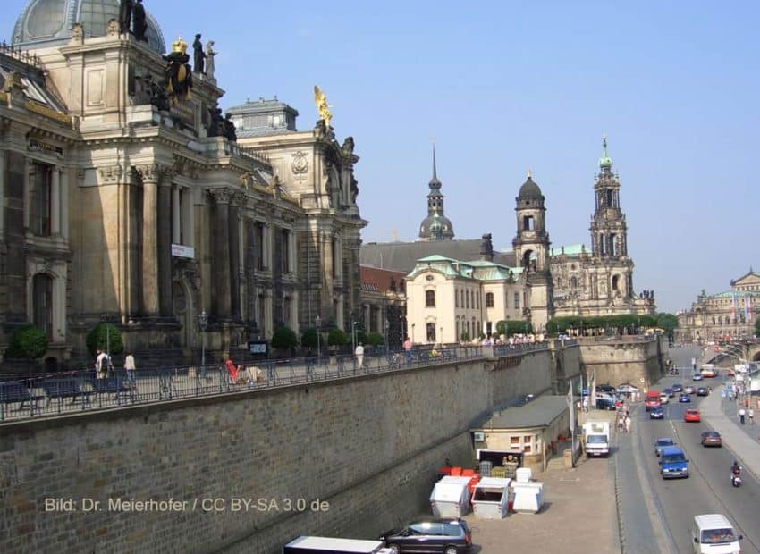 Brühlsche Terrasse mit Panoramablick Brühlsche Terrasse mit Panoramablick