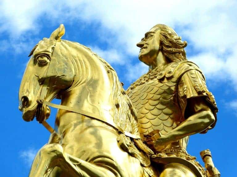 Der Goldene Reiter von Dresden