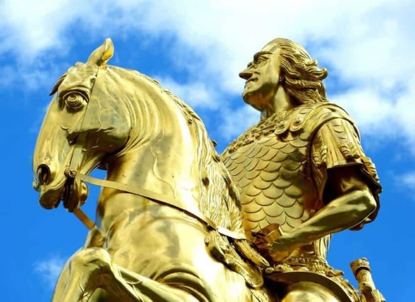 Der Goldene Reiter von Dresden Der Goldene Reiter von Dresden